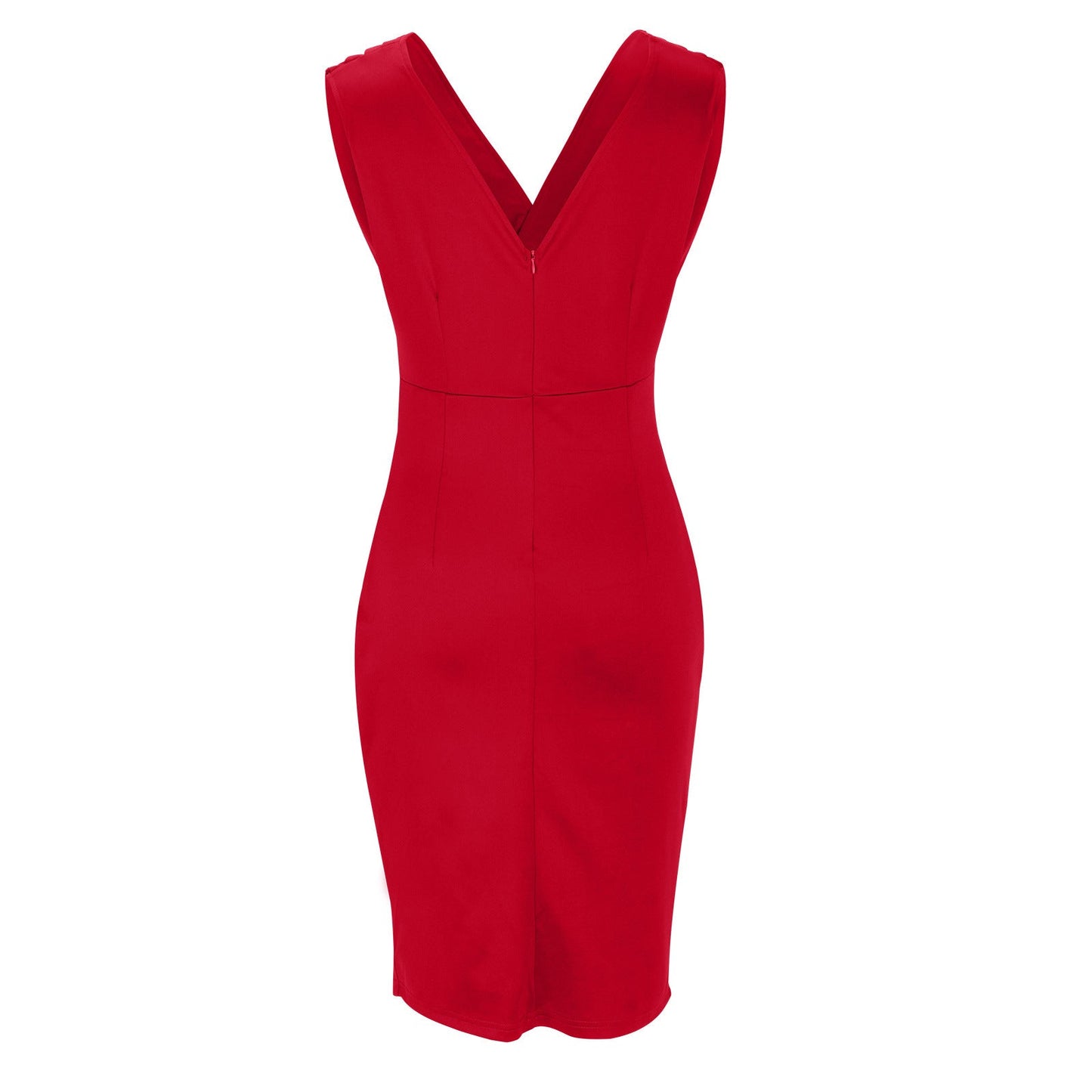 Isa | Tailliertes Kleid V-Ausschnitt