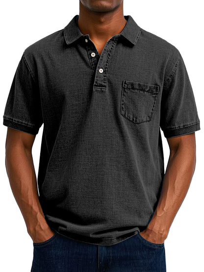 Maxime | Lässiges Vintage Polohemd für Männer