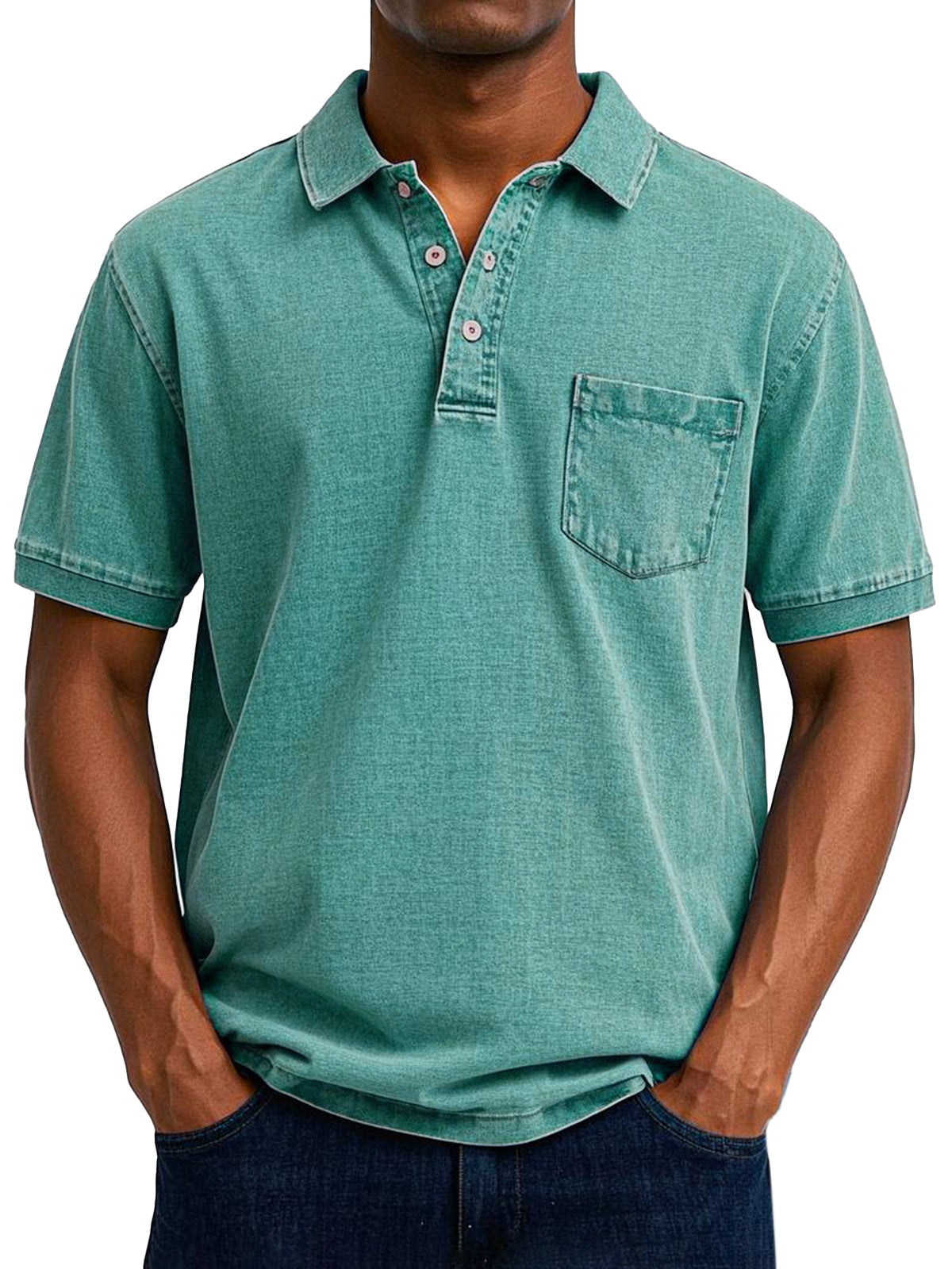 Maxime | Lässiges Vintage Polohemd für Männer