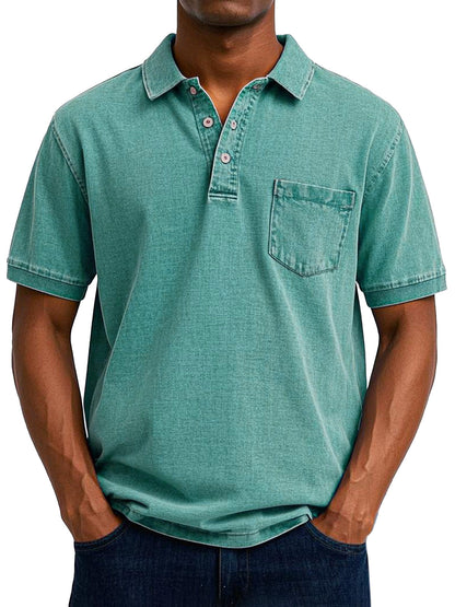 Maxime | Lässiges Vintage Polohemd für Männer