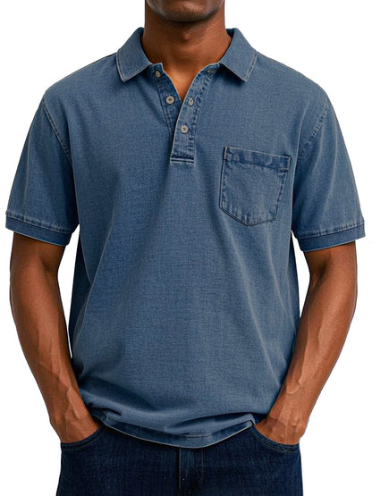 Maxime | Lässiges Vintage Polohemd für Männer