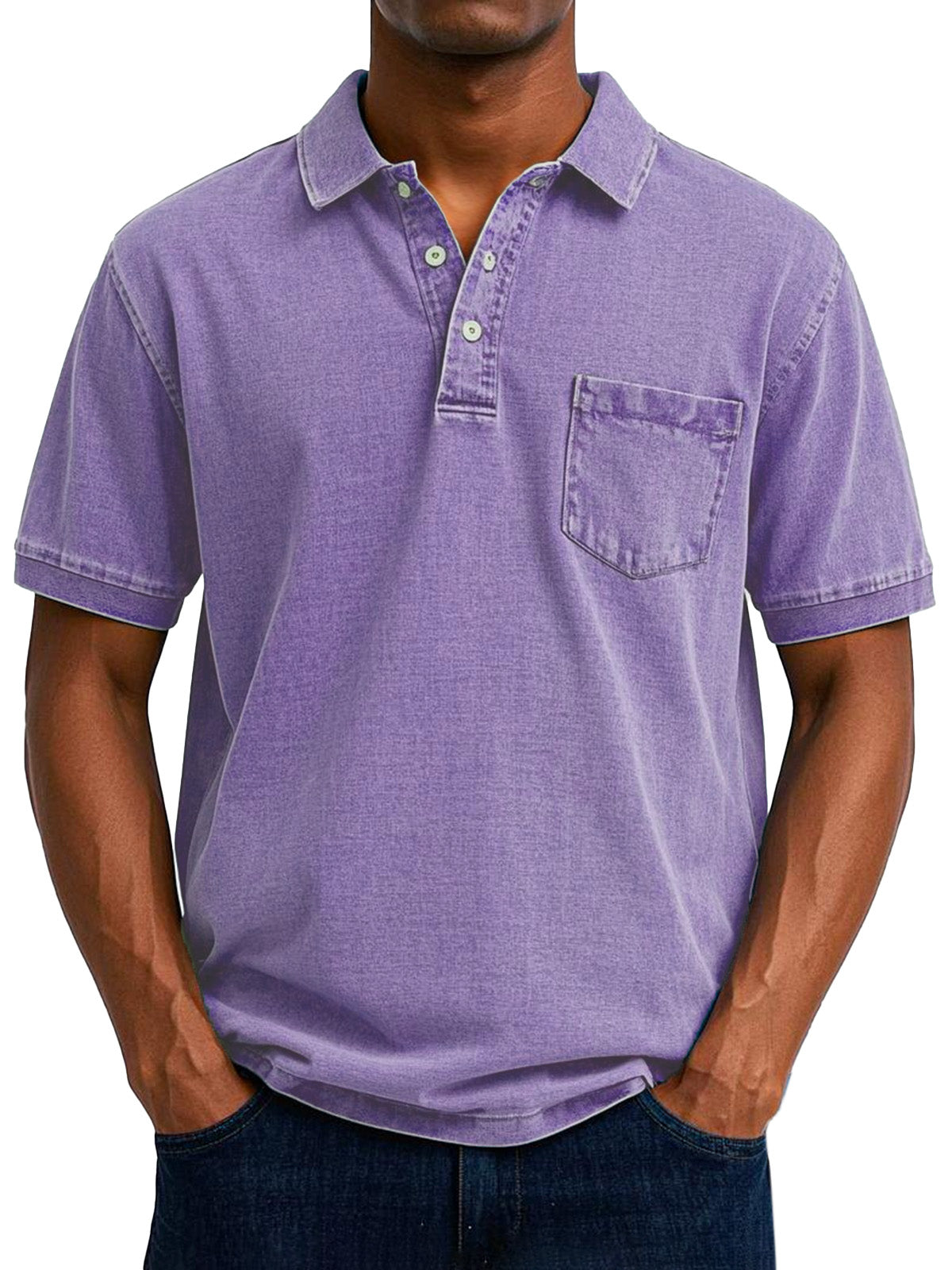 Maxime | Lässiges Vintage Polohemd für Männer