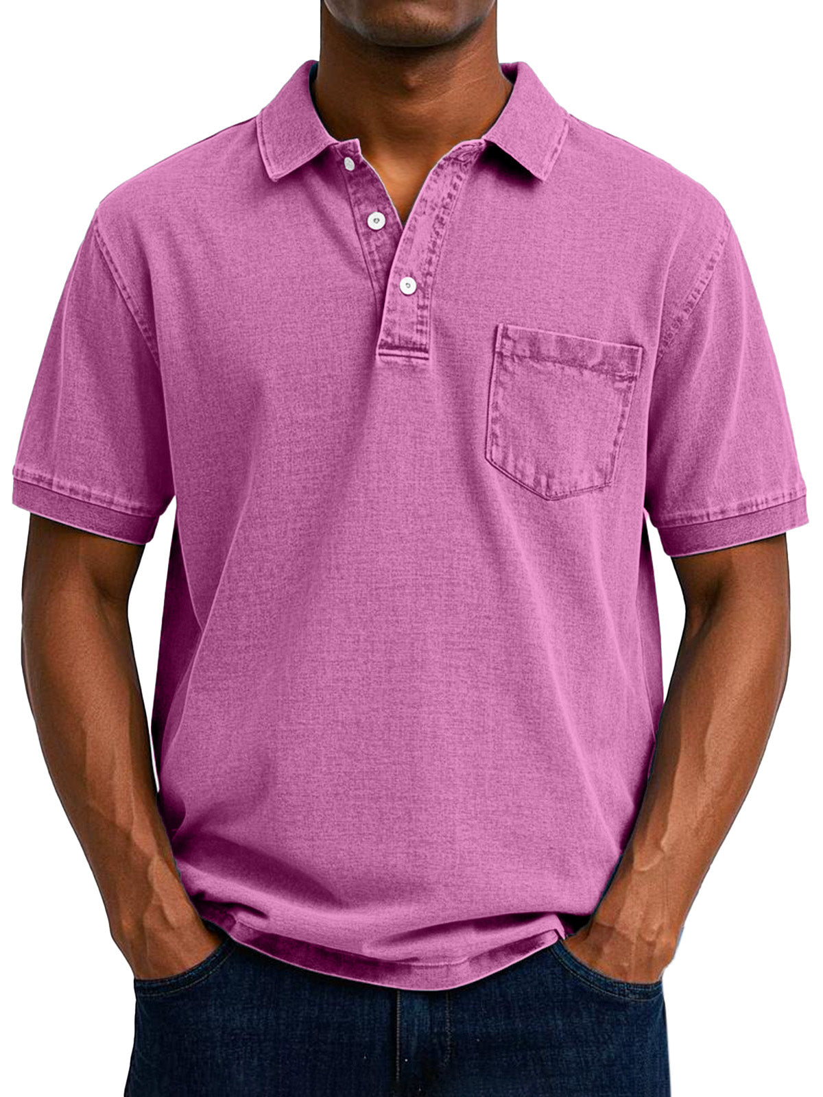 Maxime | Lässiges Vintage Polohemd für Männer