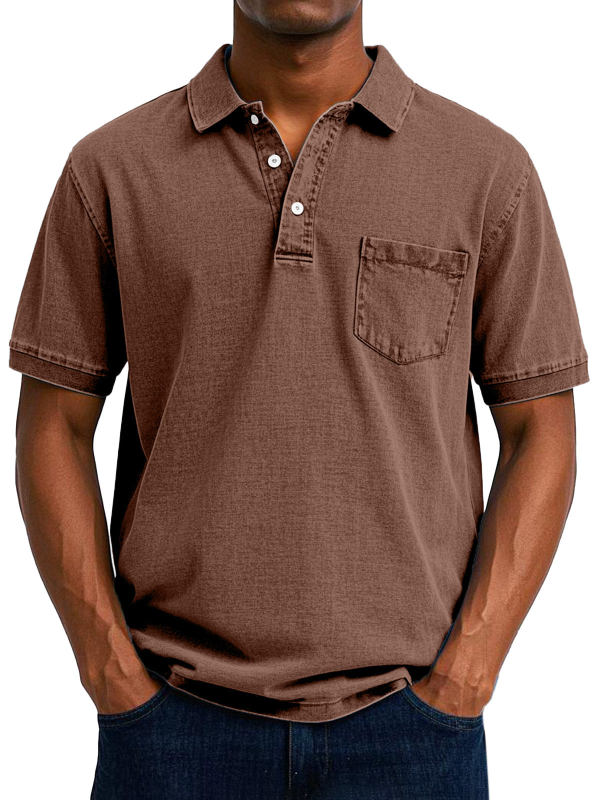 Maxime | Lässiges Vintage Polohemd für Männer