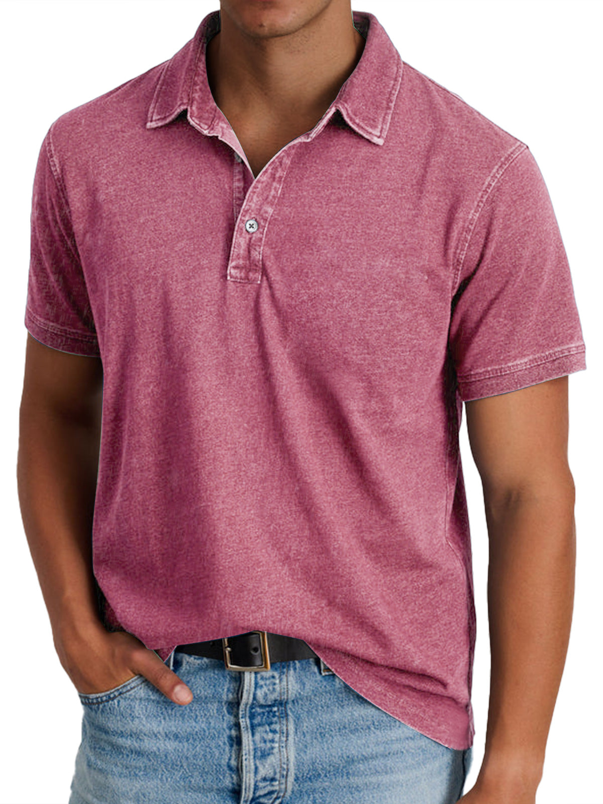 George - Herren Poloshirt mit Kragen