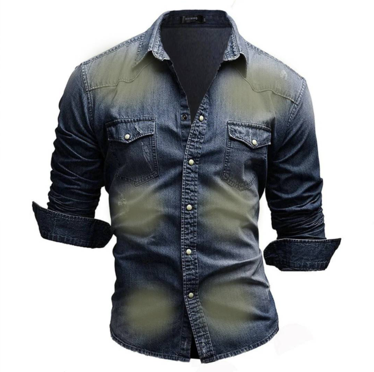 David - Retro-Camisole Aus Jeansstoff
