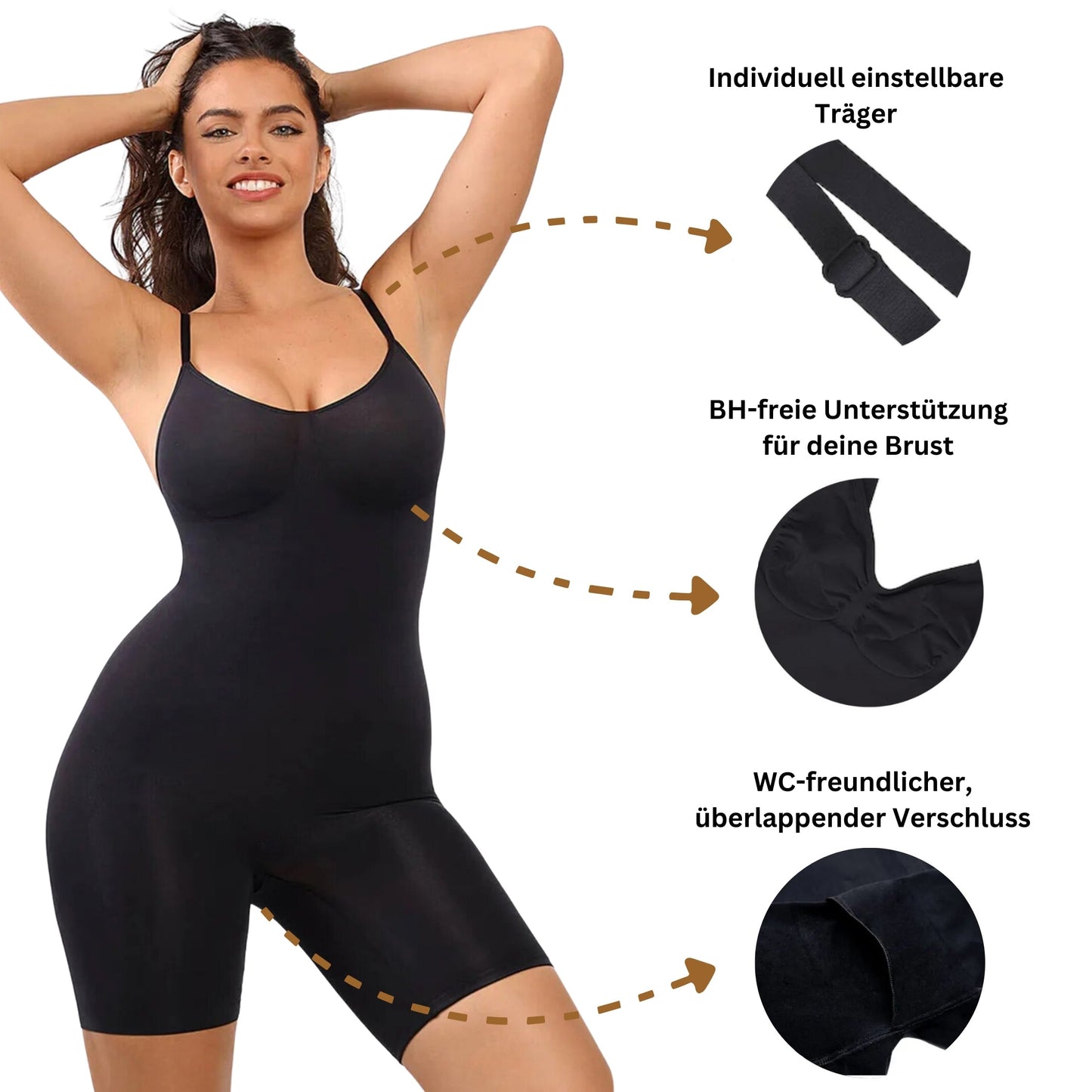 Lona | Nahtloser Bodysuit Shorts