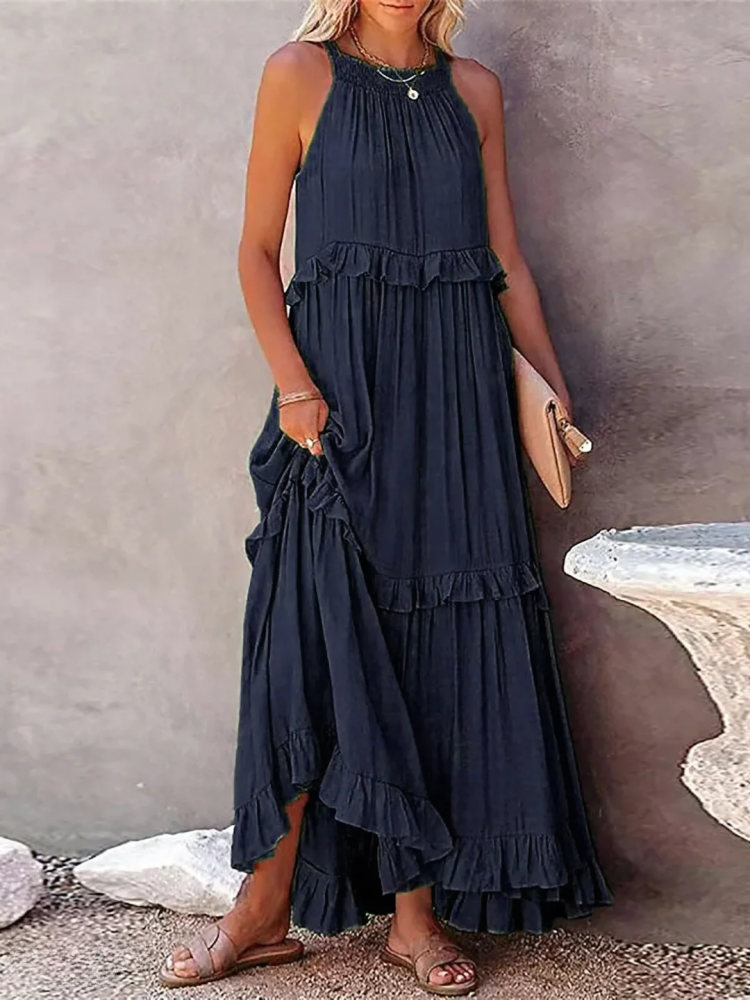 Vivian - Lässiges und Lockeres Maxikleid