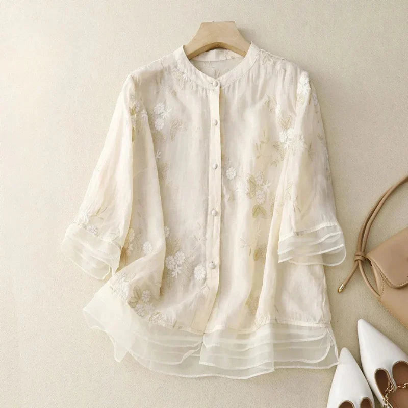Mariella - Bluse Mit Stickerei