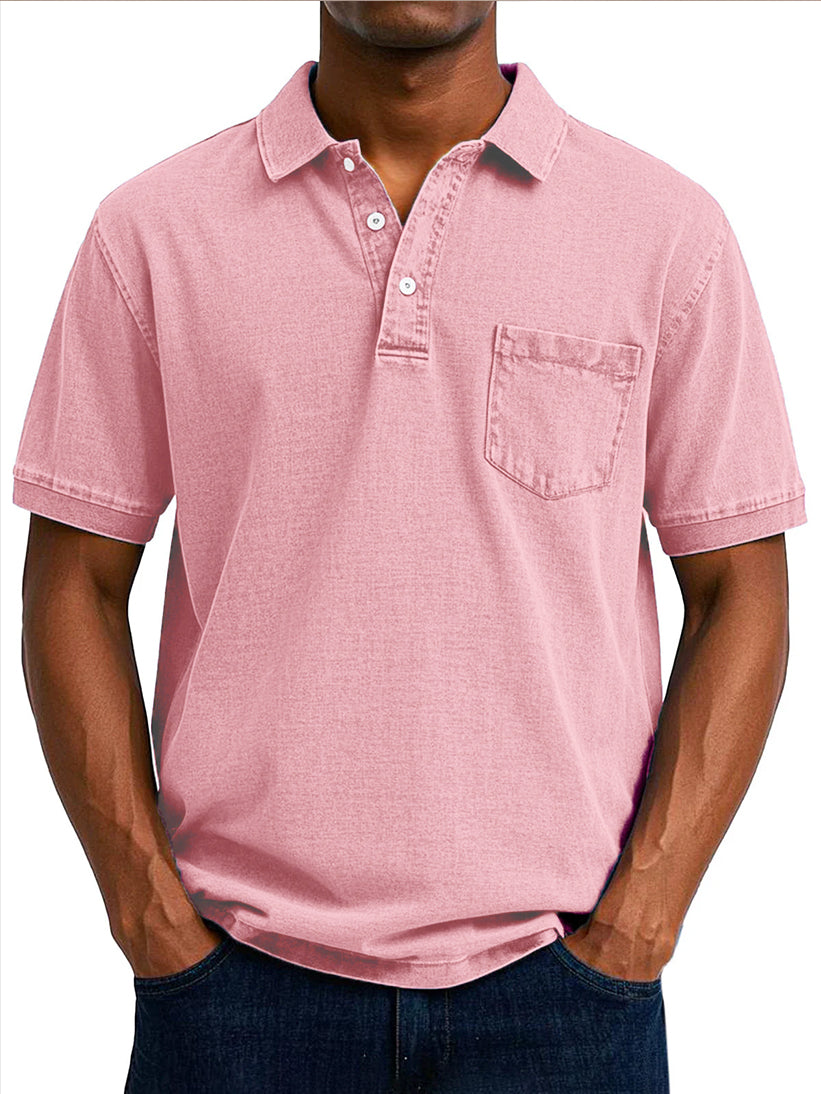 Maxime | Lässiges Vintage Polohemd für Männer