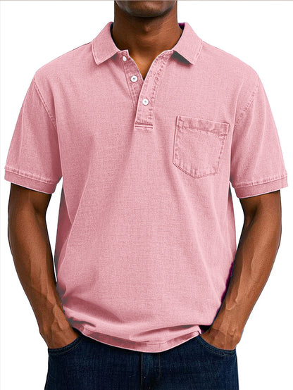 Maxime | Lässiges Vintage Polohemd für Männer