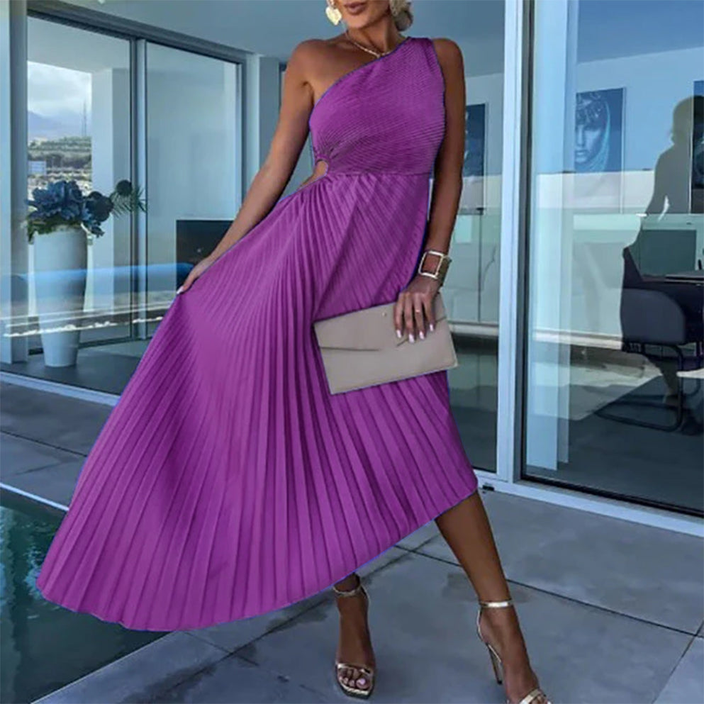 Lily - Asymmetrisches Pasodoble-Kleid