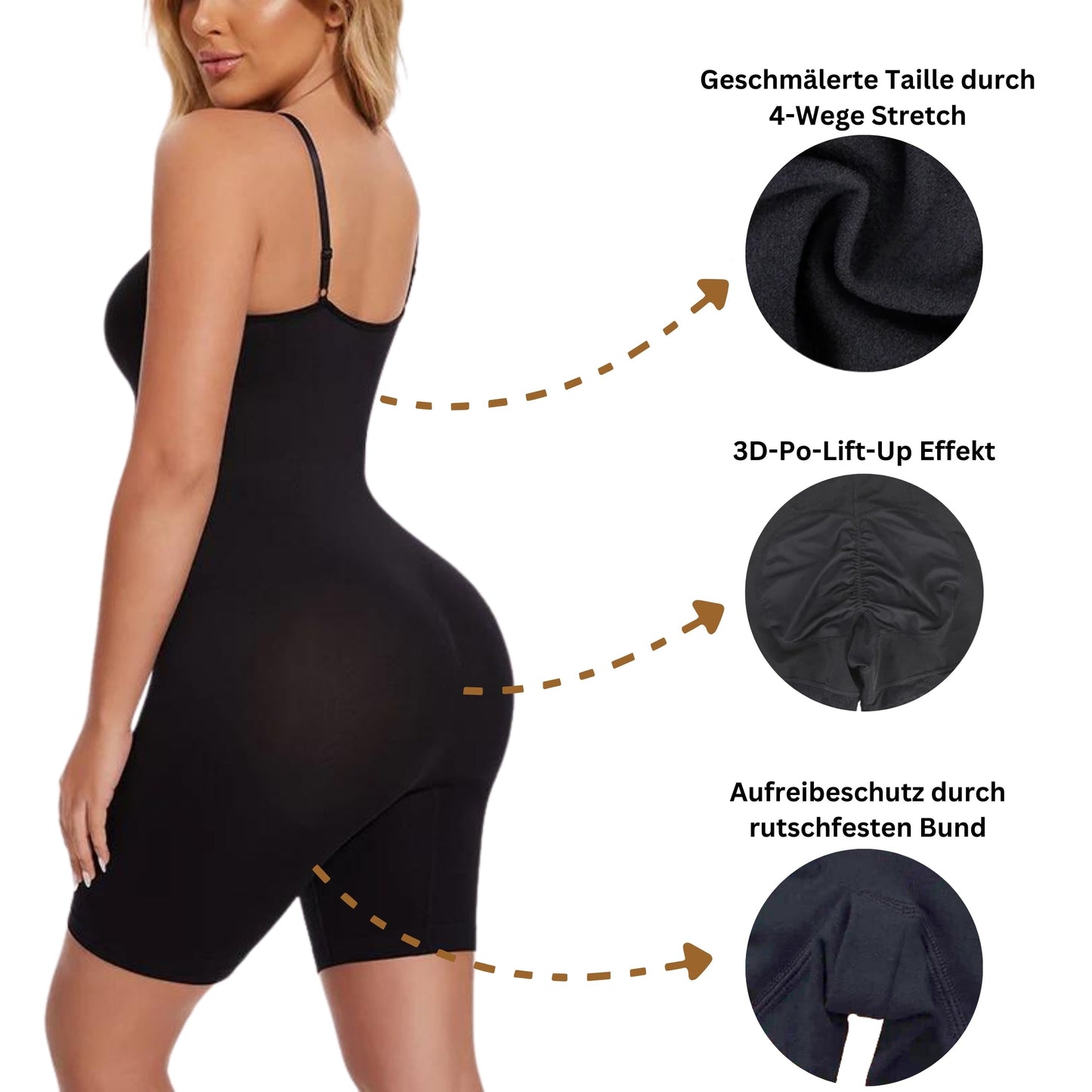 Lona | Nahtloser Bodysuit Shorts