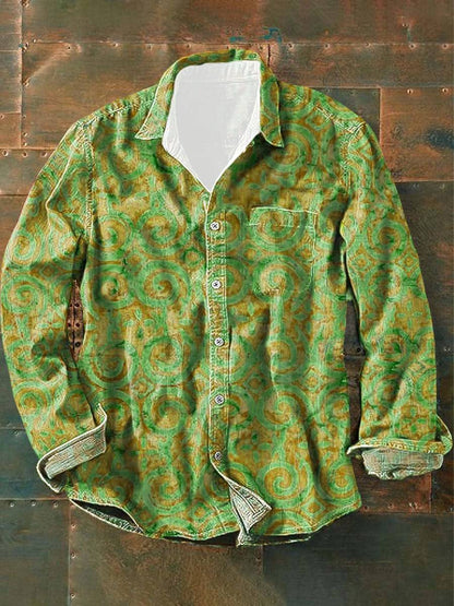 Sam | Mehrfarbiges Unisex Hemd Mit Muster
