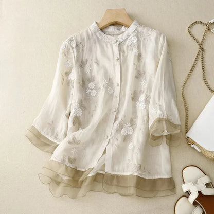 Mariella - Bluse Mit Stickerei