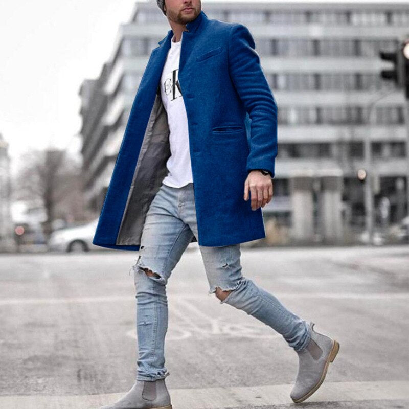 Patrick | Klassischer langer Mantel