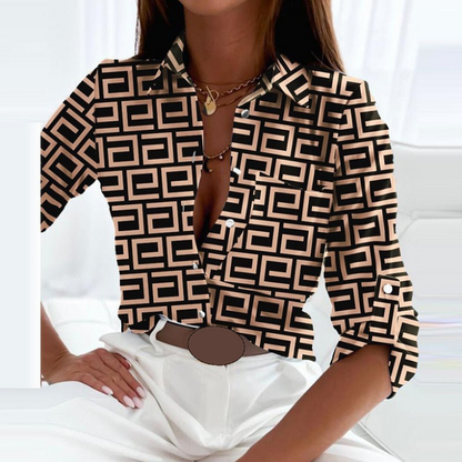 Wolff | Bluse mit Umlegekragen