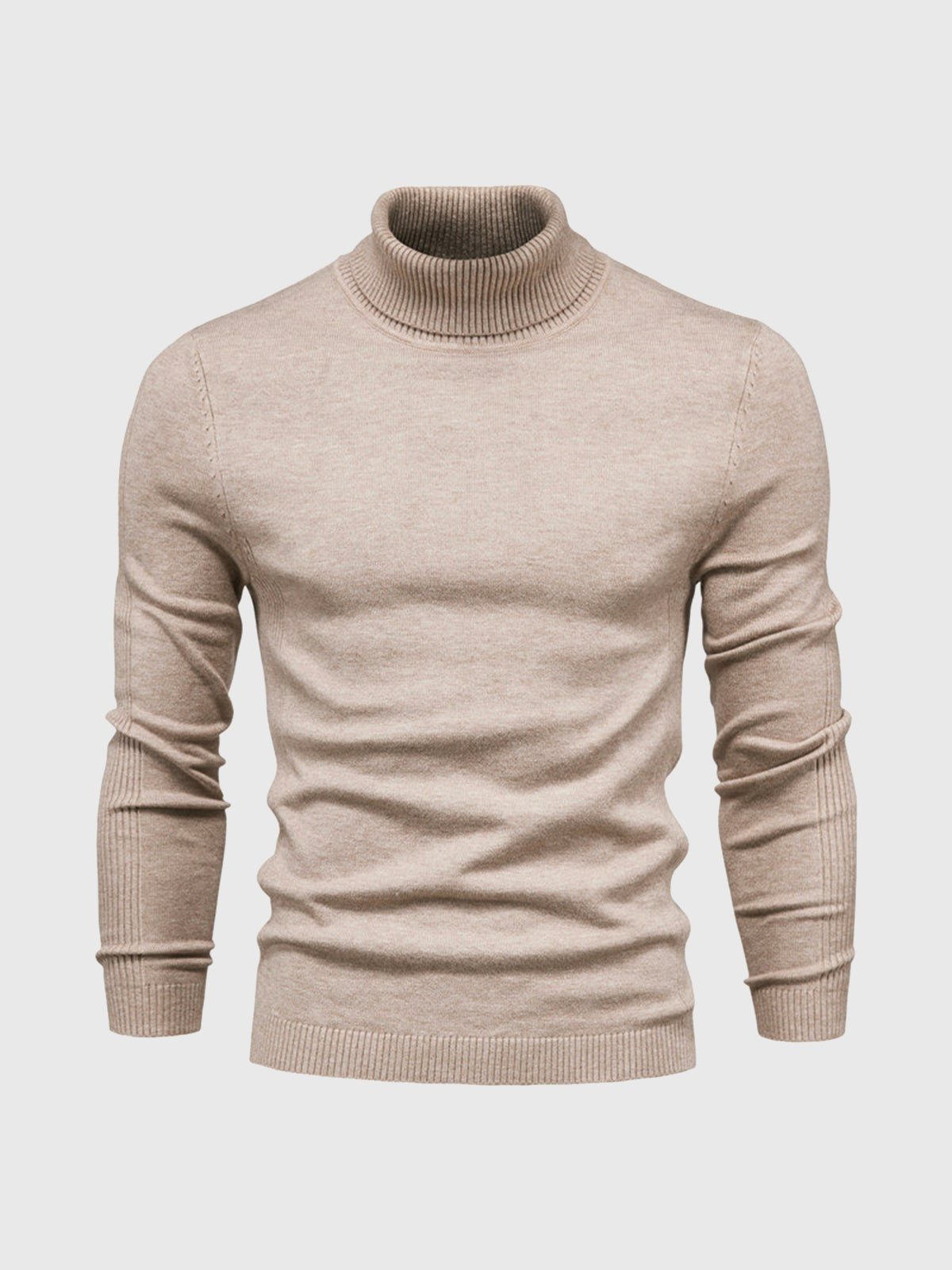 Herren Rollkragenpullover, Waschbar