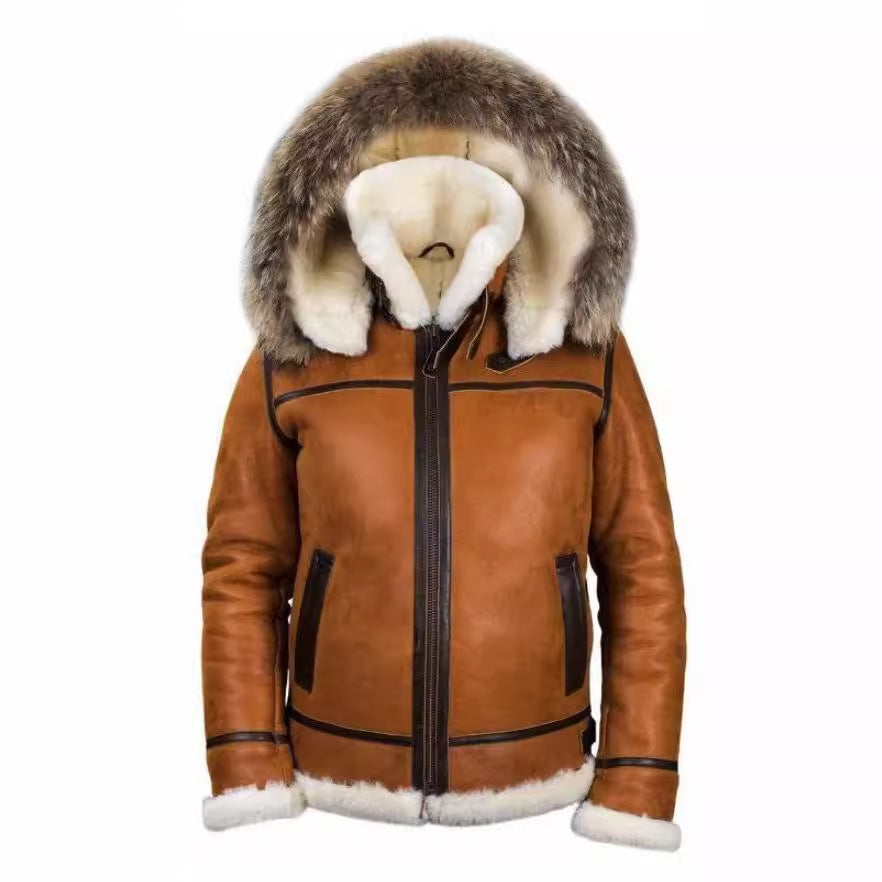 Bryan | Leder Wintermantel