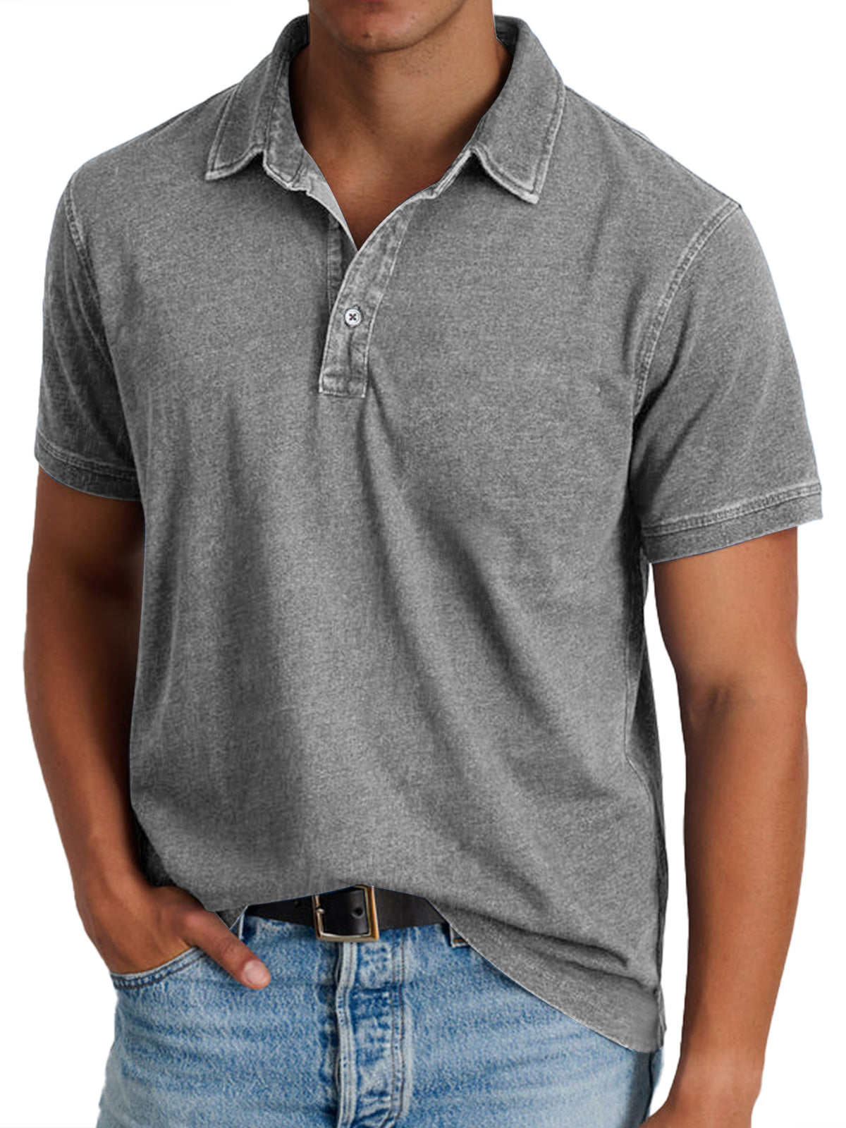 George - Herren Poloshirt mit Kragen