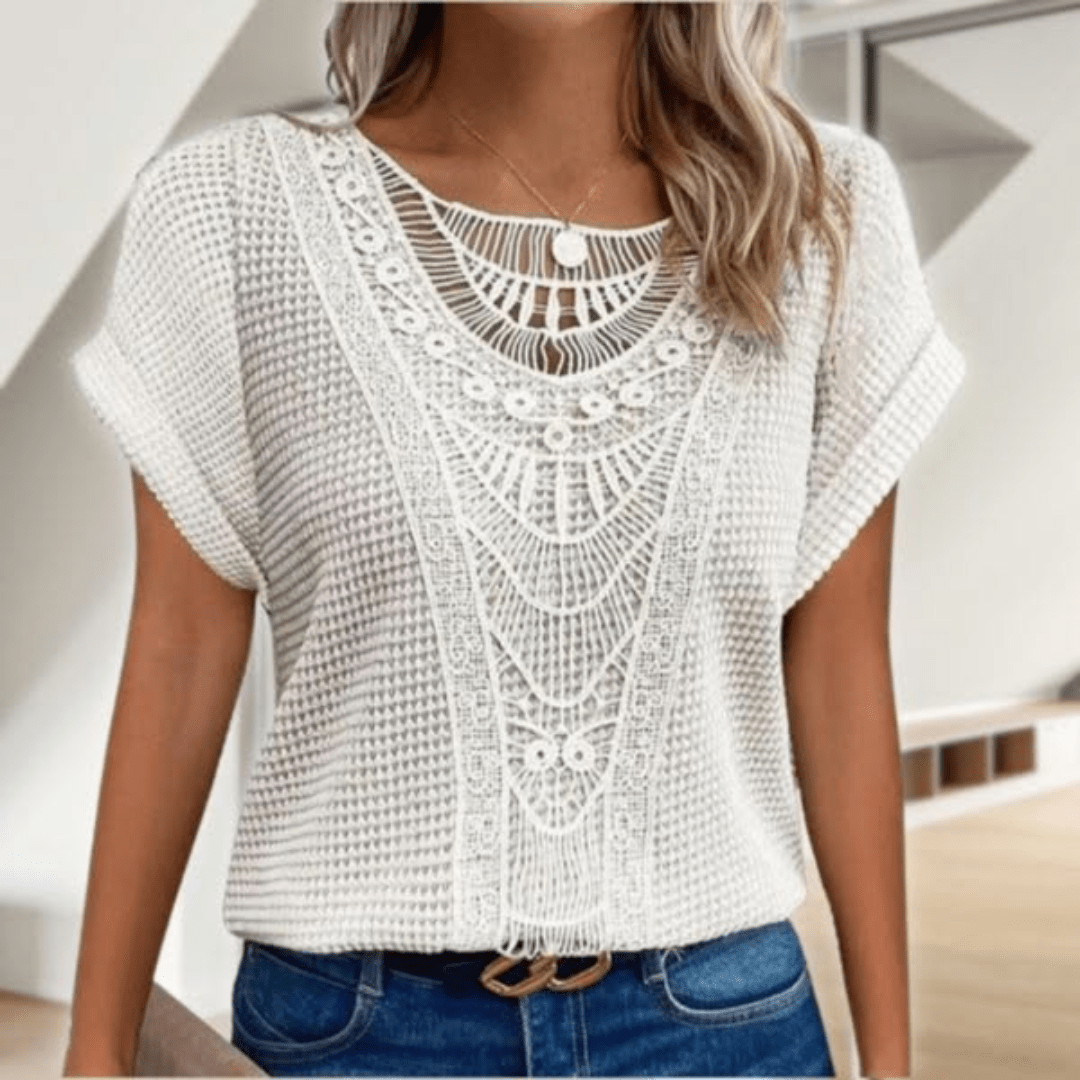 Rowena | Elegante Bluse im Ibiza-Stil