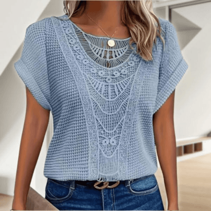 Rowena | Elegante Bluse im Ibiza-Stil