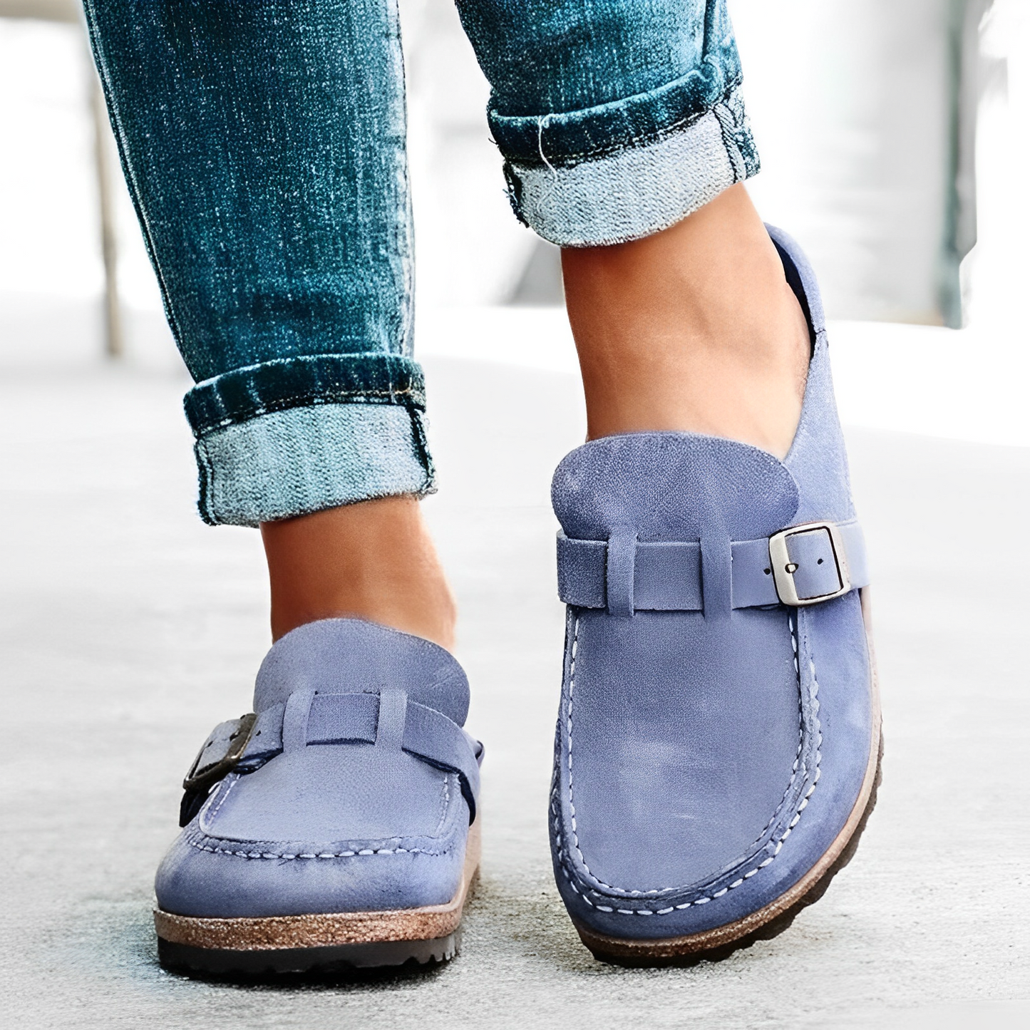 Luiz - Moderne Sandale Aus Vintage-Leder