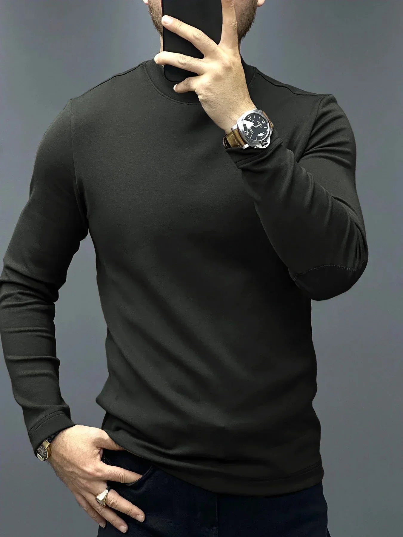 Manuel - Herren Langarm-Pullover