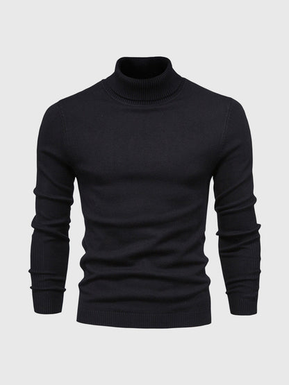 Herren Rollkragenpullover, Waschbar