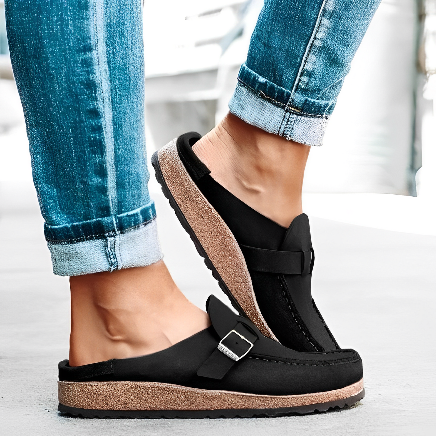 Luiz - Moderne Sandale Aus Vintage-Leder