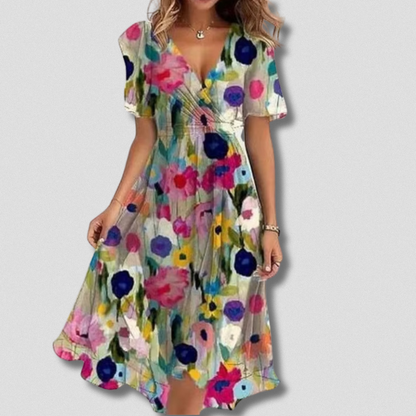 Anika | Elegantes Premium-Kleid mit V-Ausschnitt