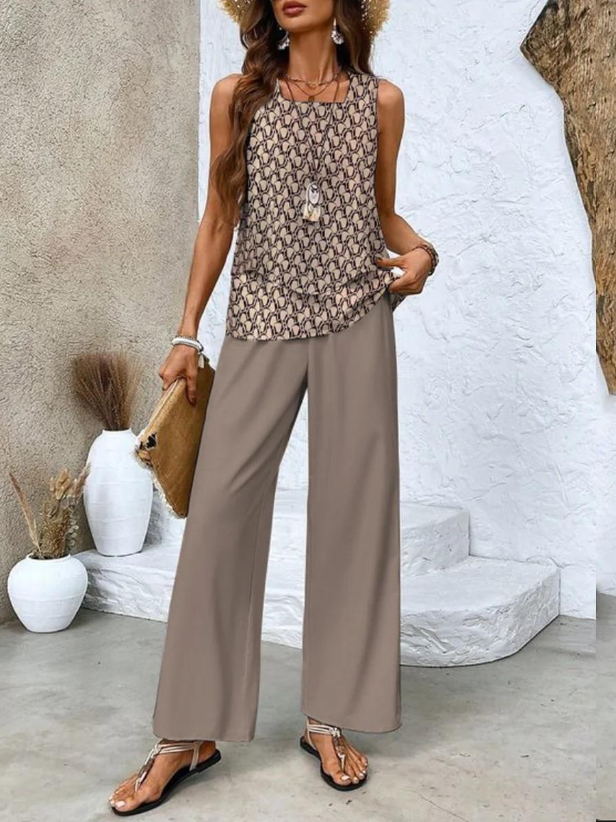 Nora - Elegantes 2-Teiliges Sommer-Set