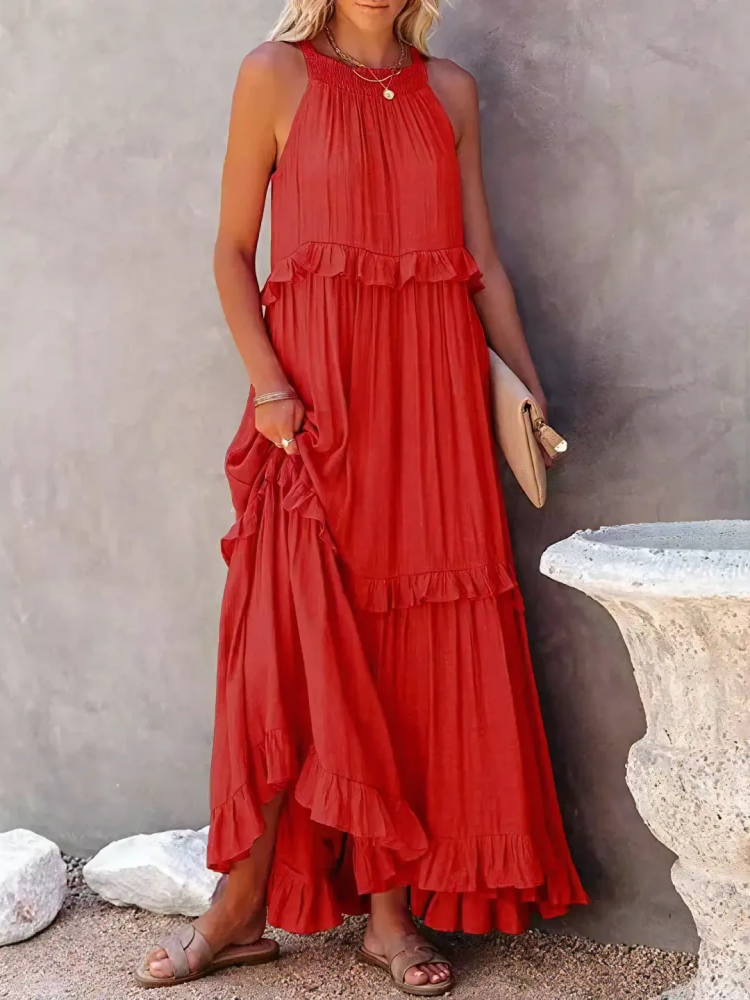 Vivian - Lässiges und Lockeres Maxikleid