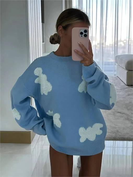 Weicher Strickpulli - Love Moon