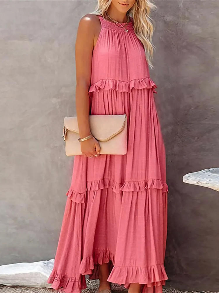 Vivian - Lässiges und Lockeres Maxikleid