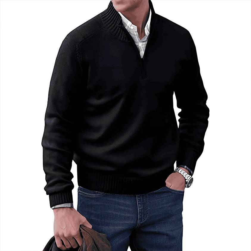 Jones - Eleganter Pullover mit Reißverschluss