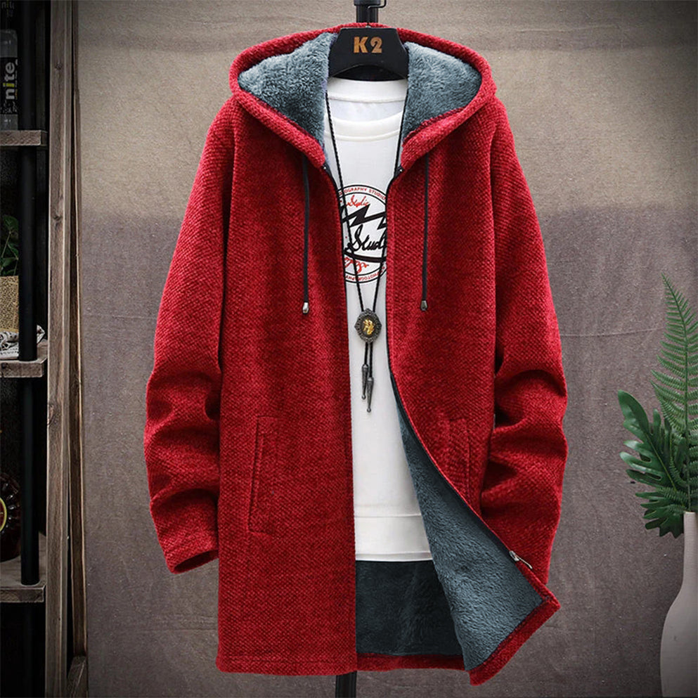 Marcel | Kapuzenpullover mit Reißverschluss Warm