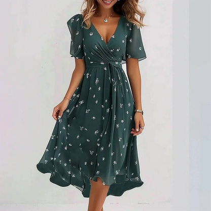 Anika | Elegantes Premium-Kleid mit V-Ausschnitt