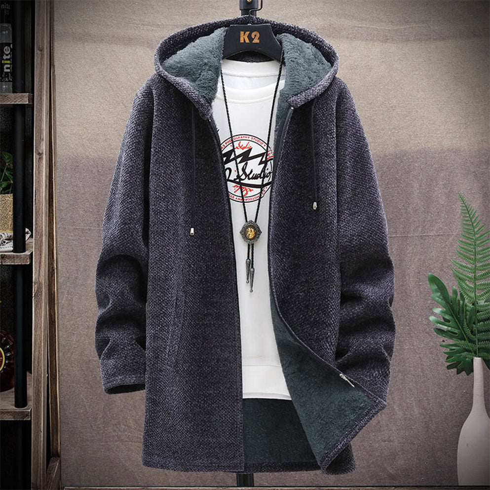 Marcel | Kapuzenpullover mit Reißverschluss Warm