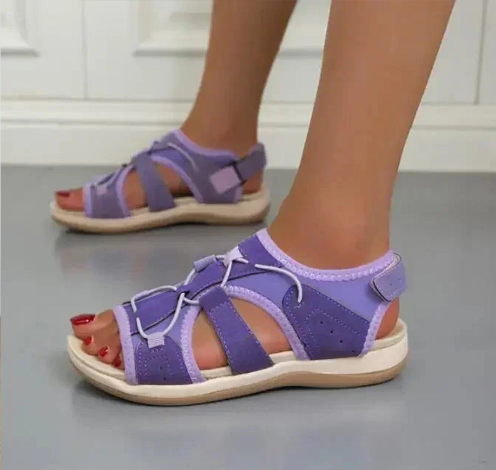 Daphne - Stilvolle, Verstellbare Sommerschuhe mit Fußgewölbeunterstützung