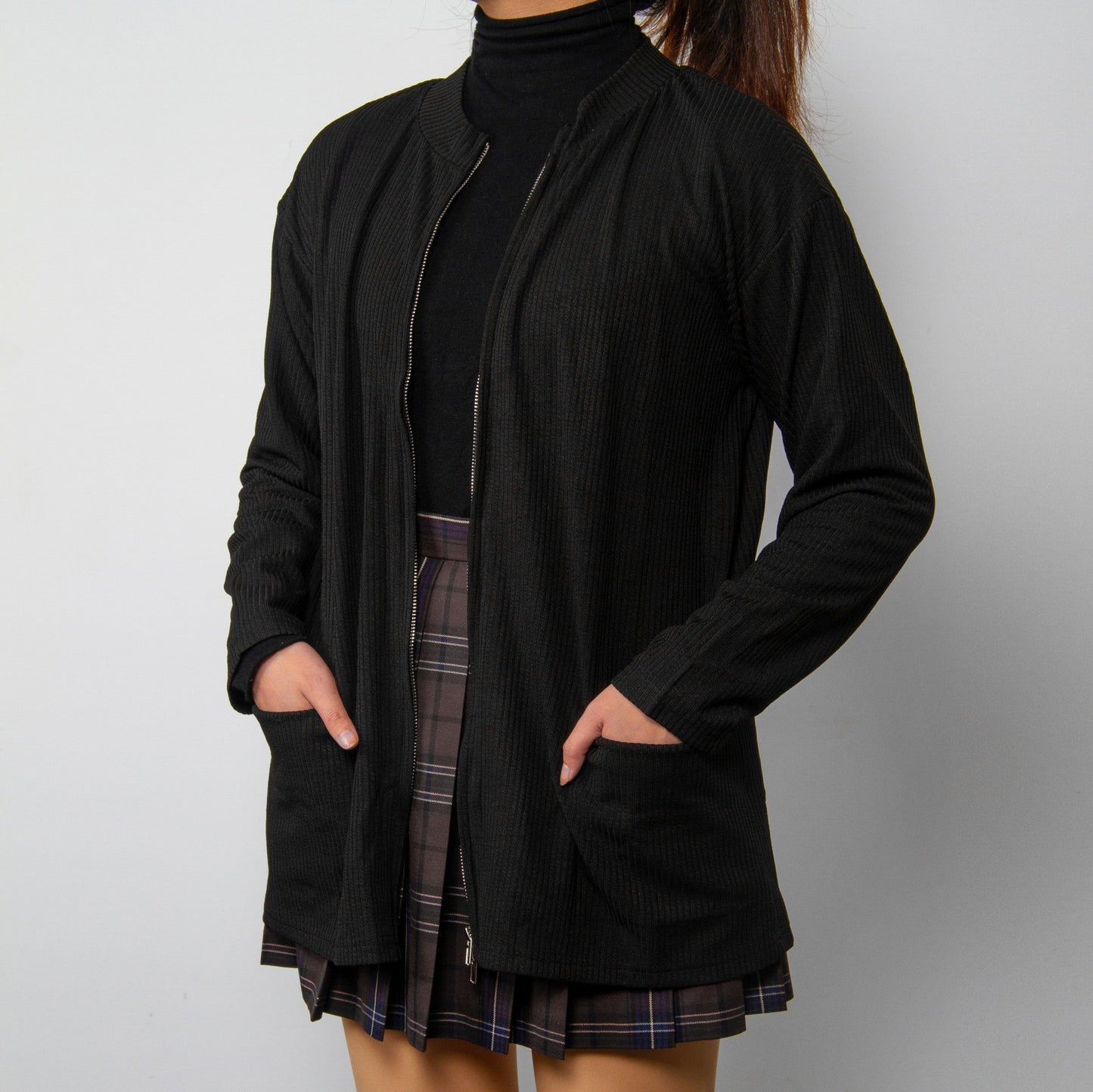 Marcia - Kuschelige ZIp-Strickjacke