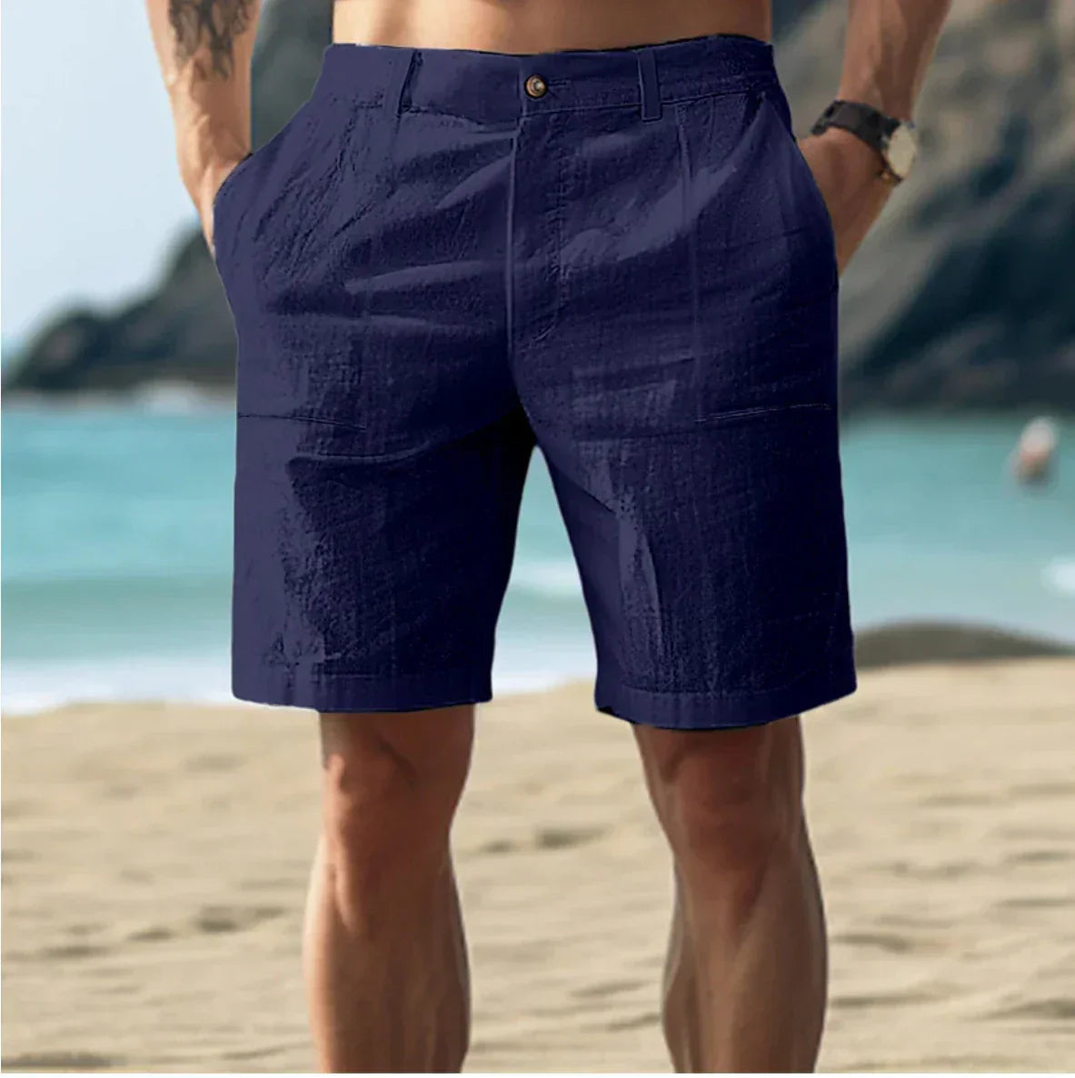 Paul | Lässige Herren Leinen Shorts Für Entspannte Sommertage