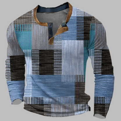 Antoine – Eleganter Langarm-T-Shirt für Herren