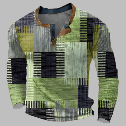 Antoine – Eleganter Langarm-T-Shirt für Herren
