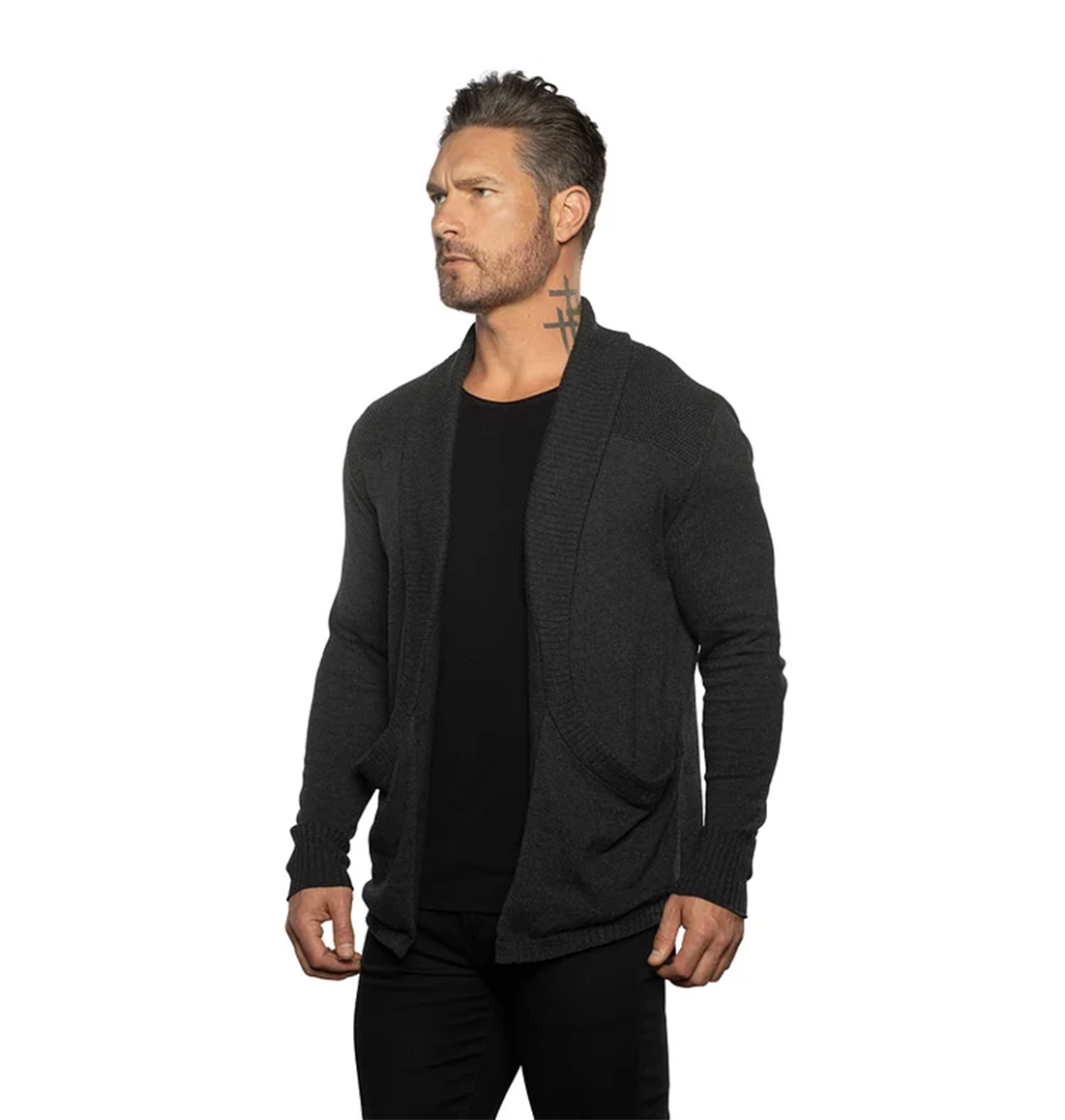 Carlo Nosa Slim Fit Strickjacke