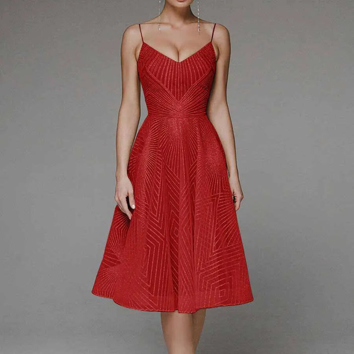 Lucey | Elegantes Kleid Mit Offenem Rücken