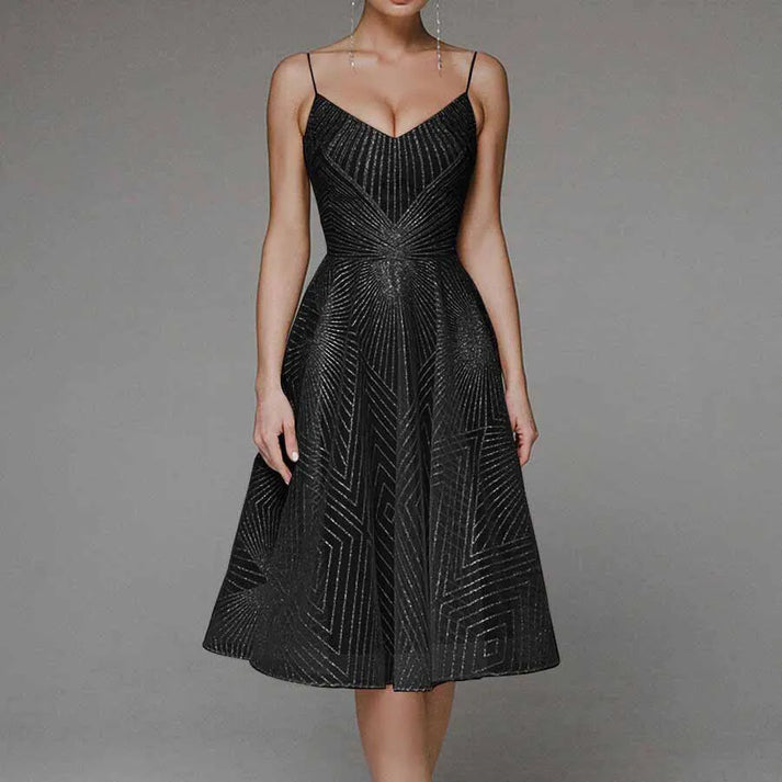 Lucey | Elegantes Kleid Mit Offenem Rücken