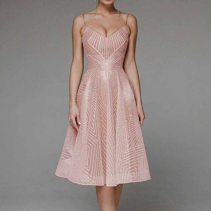 Lucey | Elegantes Kleid Mit Offenem Rücken