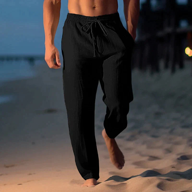 Homer - Trendige Leinenhose Für Herren
