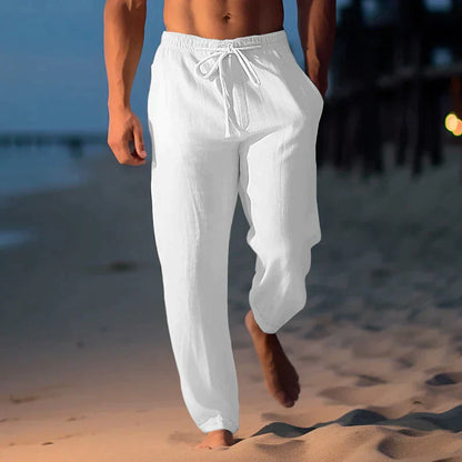 Homer - Trendige Leinenhose Für Herren